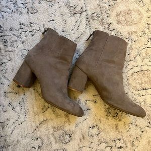 Taupe booties